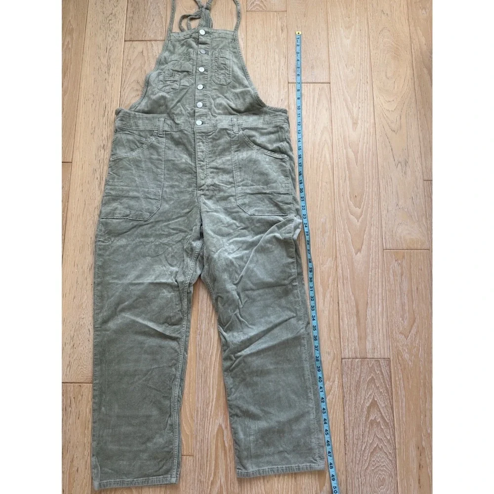 PILCRO Womens Overalls Corduroy Wide Leg Boho Gorpcore Utility XL‎